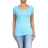 blumarine womens t shirt q49 womens t shirt in blue