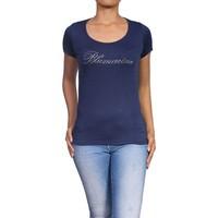 blumarine womens t shirt q49 womens t shirt in blue