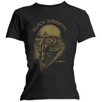 Black Sabbath US Tour 78 Black Ladies T Shirt: Medium