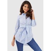 BlueTie Front Shirt With 3/4 Length Sleeves