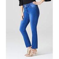 Blue Shape & Sculpt Straight Jeans Reg