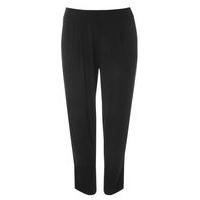 Black Tapered Leg Trousers, Black