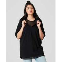 black short sleeve sweat hoodie