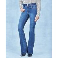 Blue Shape & Sculpt Bootcut Jeans Reg