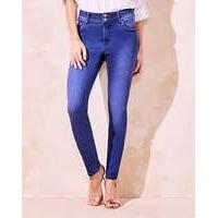 Blue Shape & Sculpt Skinny Jeans Short