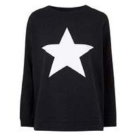 Black/ White Star Sweatshirt