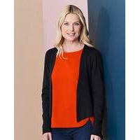 Black Edge to Edge Shrug