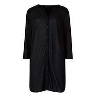 Black Button Through Tunic
