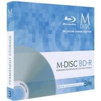 blank m disc blu ray dvd 25 gb millenniata mdbd003 3 pcs slim case