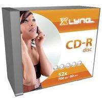 blank cd r 700 mb xlyne 1s10000 10 pcs slim case