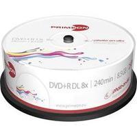 Blank DVD+R DL 8.5 GB Primeon 2761252 25 pc(s) Spindle Printable