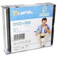 Blank DVD+RW 4.7 GB Xlyne 6005000S 5 pc(s) Slim case Rewritable