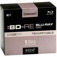 Blank Blu-ray BD-RE 25 GB Intenso 5201215 5 pc(s) Jewel case Rewritable