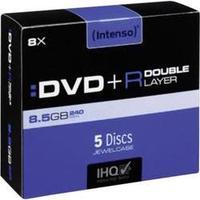 Blank DVD+R DL 8.5 GB Intenso 4311245 5 pc(s) Jewel case