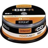 Blank CD-R 80 700 MB Intenso 1001124 25 pc(s) Spindle