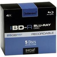 Blank Blu-ray BD-R 25 GB Intenso 5001215 5 pc(s) Jewel case