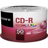 blank cd r 700 mb sony 50cdq80pp 50 pcs spindle printable