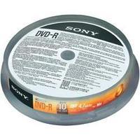 Blank DVD-R 4.7 GB Sony 10DMR47SP 10 pc(s) Spindle