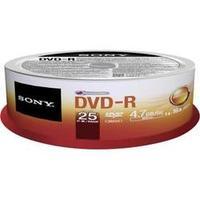 Blank DVD-R 4.7 GB Sony 25DMR47SP 25 pc(s) Spindle