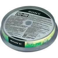 Blank DVD+RW 4.7 GB Sony 10DPW47SP 10 pc(s) Spindle Rewritable