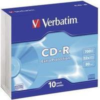 Blank CD-R 700 MB Verbatim 43415 10 pc(s) Slim case