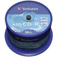 Blank CD-R 700 MB Verbatim 43343 50 pc(s) Spindle