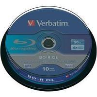 Blank Blu-ray BD-R DL 50 GB Verbatim 43746 10 pc(s) Spindle