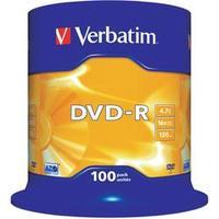 blank dvd r 47 gb verbatim 43549 100 pcs spindle