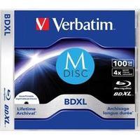 blank m disc blu ray dvd 100 gb verbatim 43833 1 pcs slim case printab ...