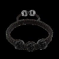 Black Crystal & Magnetite 10mm Bracelet