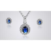 Blue Swarovski Elements Crystal Jewellery Set