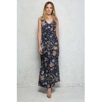 Blue Floral Maxi Dress