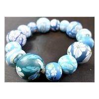 Blue Beaded Bracelet