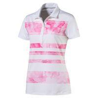 Bloom Stripe Womens Polo