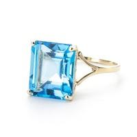 blue topaz ring 70ct in 9ct gold