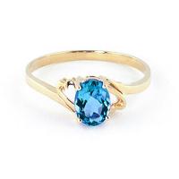 Blue Topaz Classic Desire Ring 0.95ct in 9ct Gold