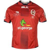 blk queensland reds home jersey mens