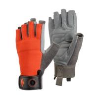 black diamond crag half fingers gloves orange