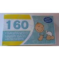 Bml Nappy Bags With Tie Handles 160 Pack