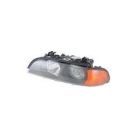 Bmw 5 Series, E39, 1996-2000 LH Headlamp, Halogen, With Amber Indicator