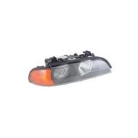 Bmw 5 Series, E39, 1996-2000 RH Headlamp, Halogen, With Amber Indicator