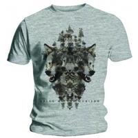 bmth wolven grey marl t shirt x large