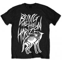 BMTH Wolf Bones Blk T Shirt: Medium