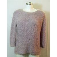 Bm collection pinky grey bobble knit Size M