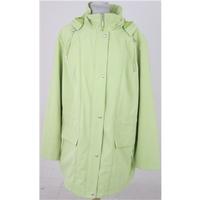 BM Collection, size XL light green casual jacket with detachable hood