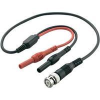 bnc test lead bnc plug 4 mm socket 050 m black red voltcraft