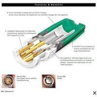 BNC connector Plug, straight 75 ? Neutrik NBNC 75 BLP 7 1 pc(s)