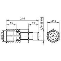 bnc adapter fme plug sma socket telegrtner j01703a0000 1 pcs