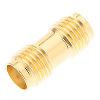 BNC SMA-F to SMA-F Radio Antenna Adapter Gold-plated