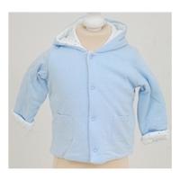 BNWT M&S, age 9-12 months blue & white padded hoodie